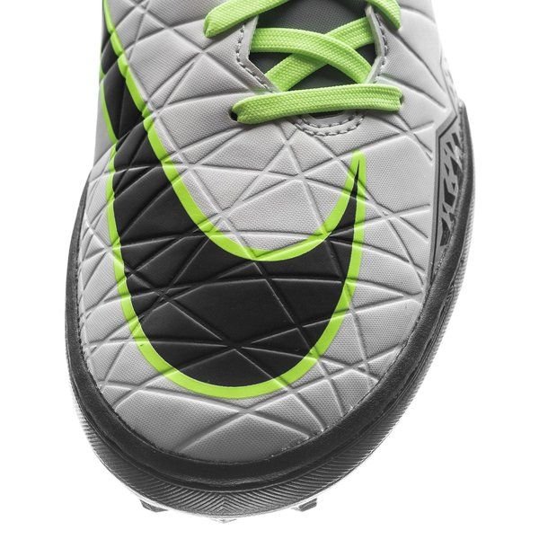 Nike HyperVenom Phelon II TF Turf Soccer Cleats - Pure Platinum/Metallic Silver/Ghost Green - Best Buy Soccer