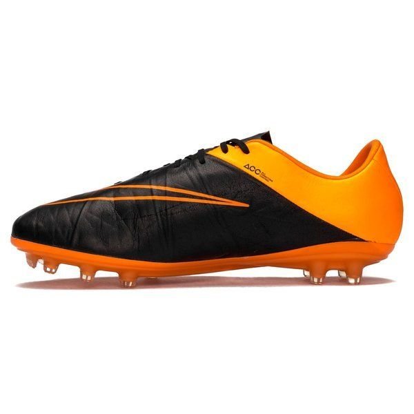 Nike Hypervenom Phinish Leather FG Firm Ground Soccer Cleats - Black/Total Orange - Best Buy Soccer