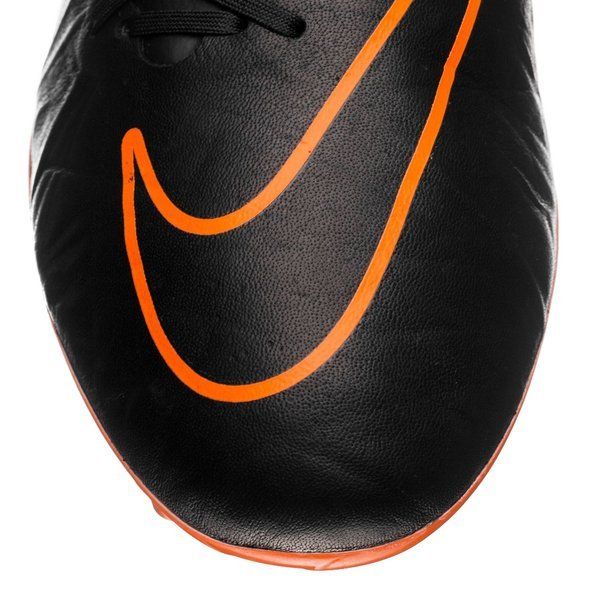 Nike Hypervenom Phinish Leather FG Firm Ground Soccer Cleats - Black/Total Orange - Best Buy Soccer