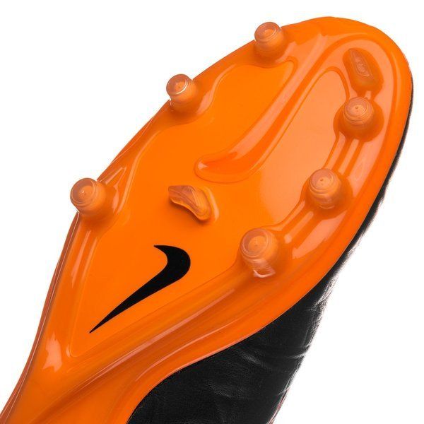 Nike Hypervenom Phinish Leather FG Firm Ground Soccer Cleats - Black/Total Orange - Best Buy Soccer