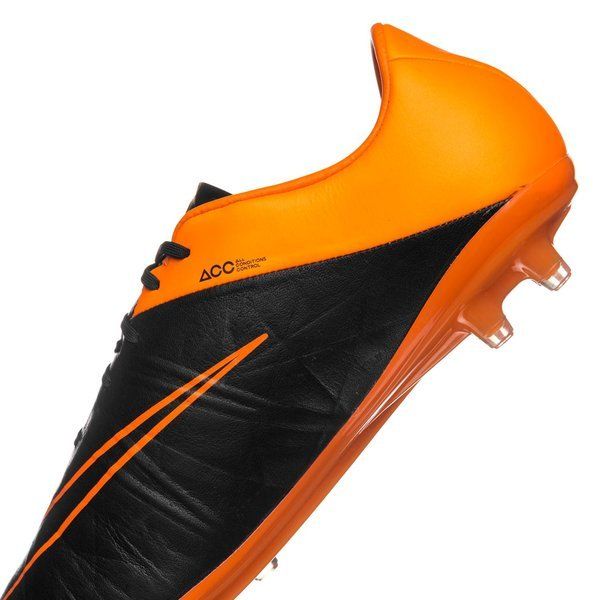 Nike Hypervenom Phinish Leather FG Firm Ground Soccer Cleats - Black/Total Orange - Best Buy Soccer
