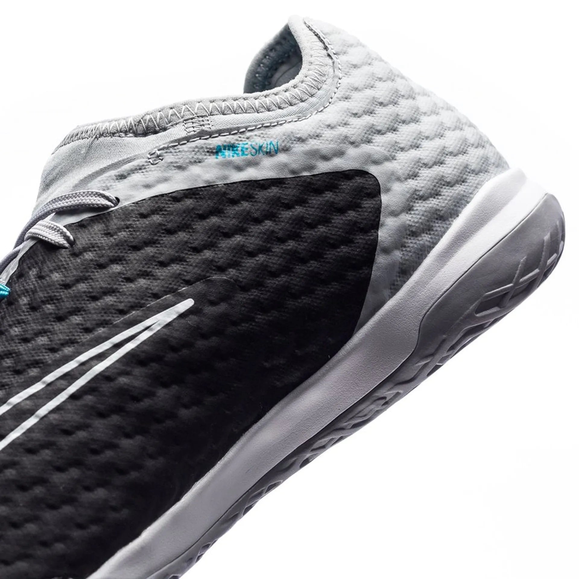 Nike HypervenomX Finale II IC Indoor Soccer Shoes - Wolf Grey/Black/Chlorine Blue - Best Buy Soccer