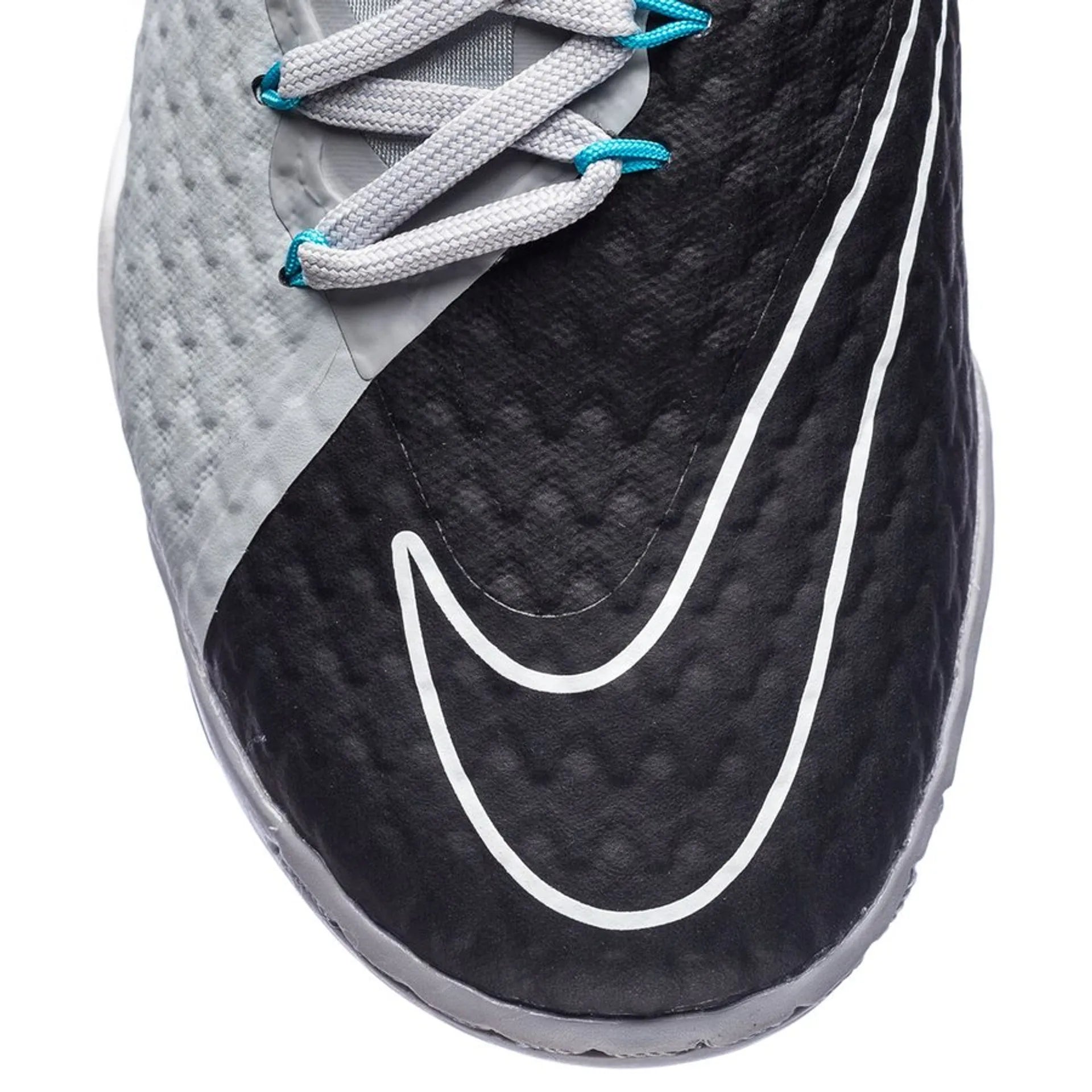 Nike HypervenomX Finale II IC Indoor Soccer Shoes - Wolf Grey/Black/Chlorine Blue - Best Buy Soccer