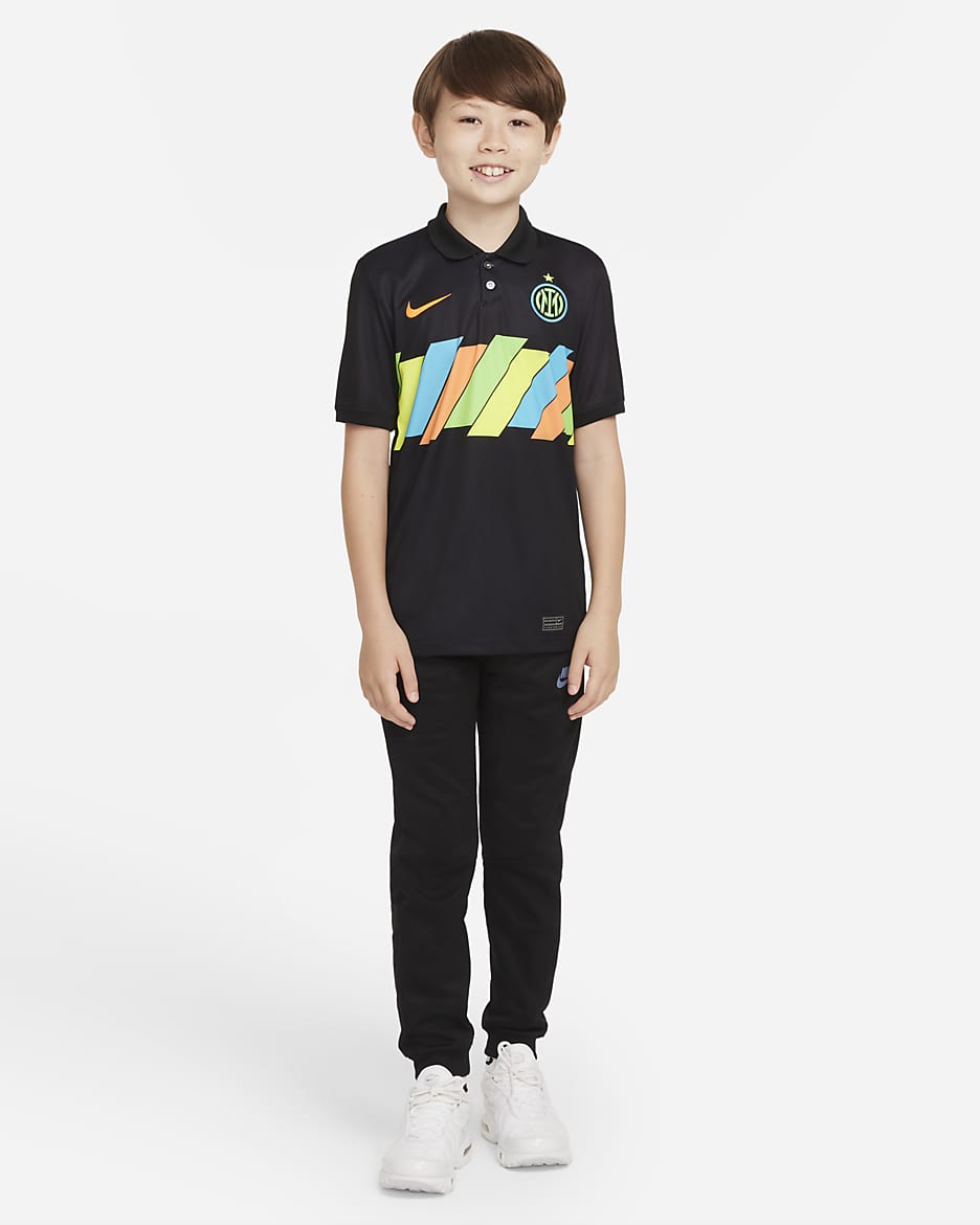 Nike Inter Milan Third Youth Jersey 22 - Black/Orange - Best Buy Soccer