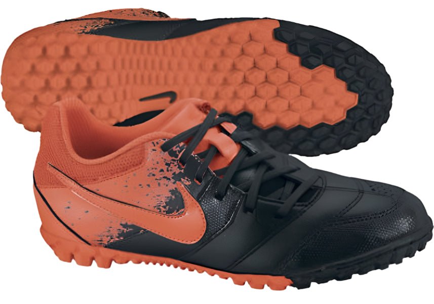 Nike Jr 5 Bomba TF Turf Soccer Cleats - Black/Orange - Best Buy Soccer