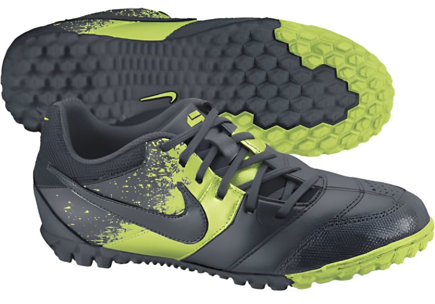 Nike Jr 5 Bomba TF Turf Soccer Cleats - Metallic Grey/Electricity - Best Buy Soccer