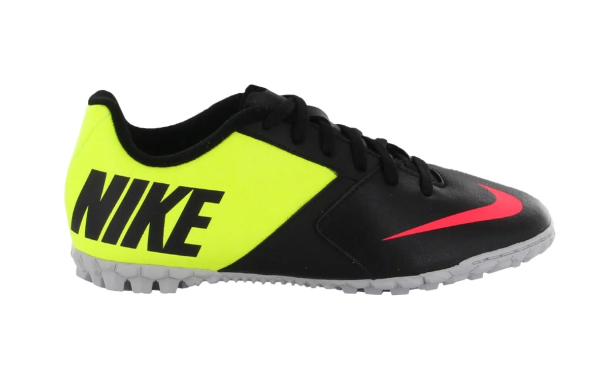 Nike JR Bomba II TF Turf Soccer Cleats - Black/Hyper Punch/Volt - Best Buy Soccer