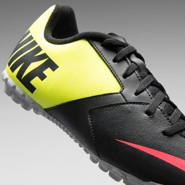 Nike JR Bomba II TF Turf Soccer Cleats - Black/Hyper Punch/Volt - Best Buy Soccer