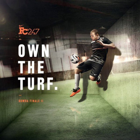 Nike JR Bomba II TF Turf Soccer Cleats - Orange/Black - Best Buy Soccer