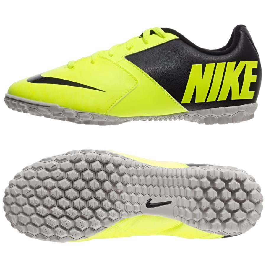 Nike JR Bomba II TF Turf Soccer Cleats - Volt/Grey/Black - Best Buy Soccer