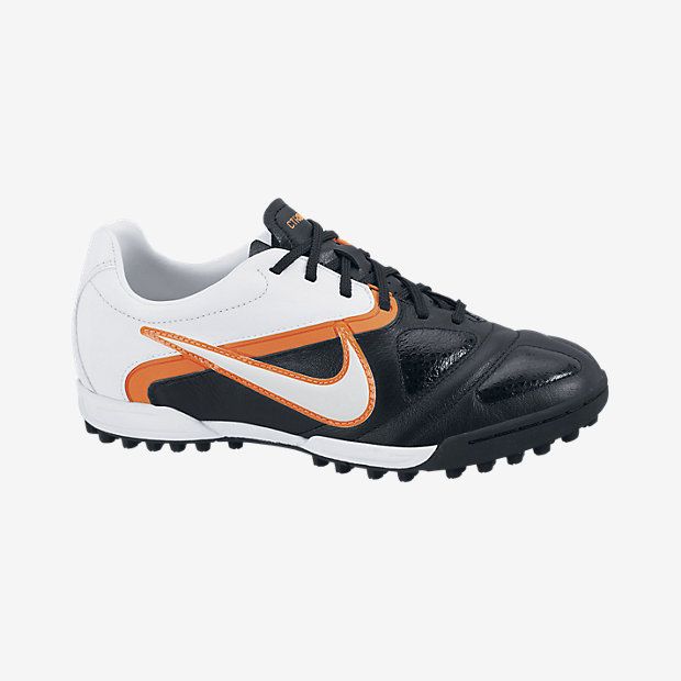 Nike JR CTR360 Libretto II TF Turf Soccer Cleats - Black/White/Orange - Best Buy Soccer