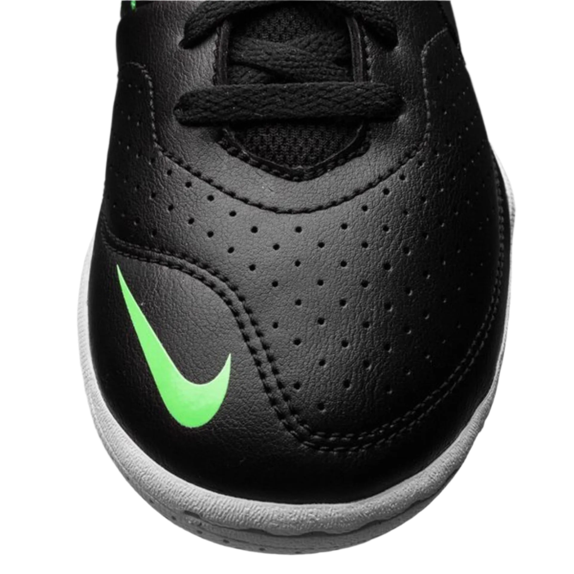 Nike JR Elastico II Indoor Soccer Shoes - Black/Neo Lime/White - Best Buy Soccer