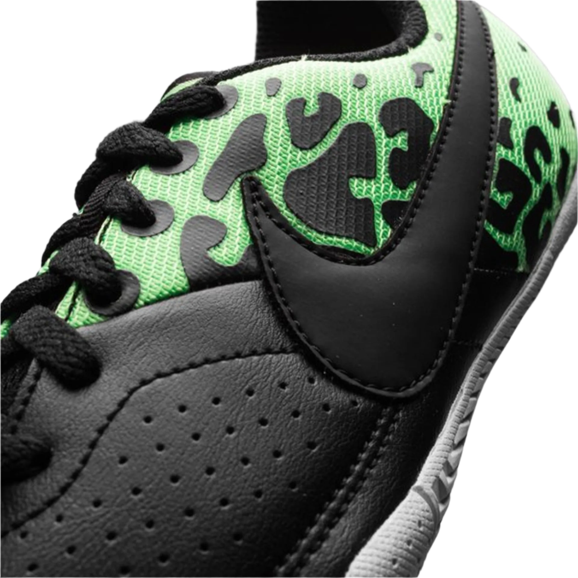 Nike JR Elastico II Indoor Soccer Shoes - Black/Neo Lime/White - Best Buy Soccer