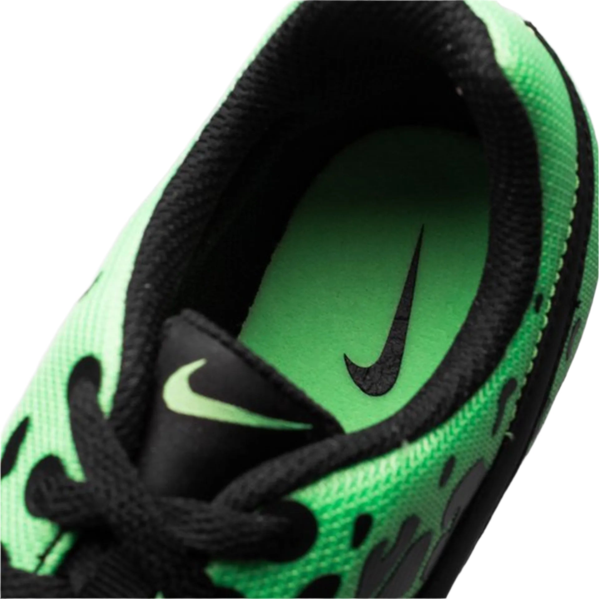 Nike JR Elastico II Indoor Soccer Shoes - Black/Neo Lime/White - Best Buy Soccer