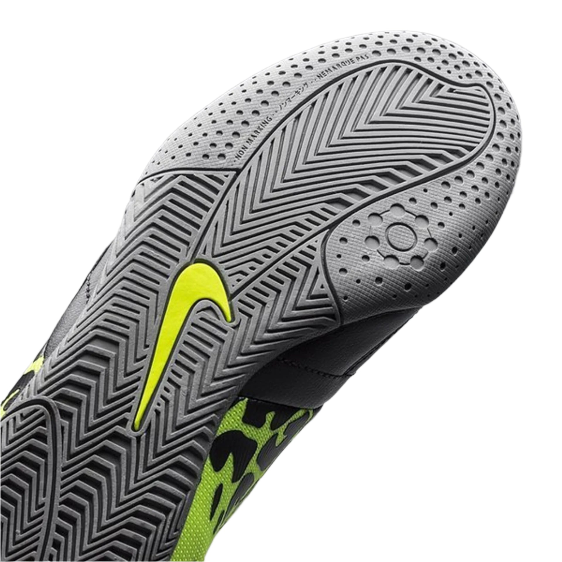 Nike JR Elastico II Indoor Soccer Shoes - Dark Charcoal/Black/Volt/Grey - Best Buy Soccer