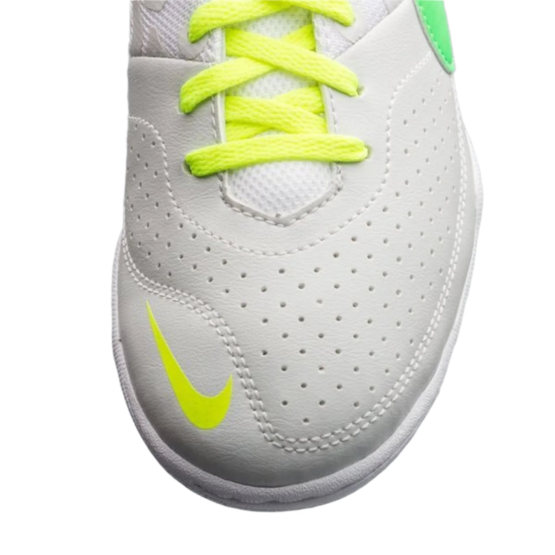 Nike JR Elastico II Indoor Soccer Shoes - Pure Platinum/Pison Green/Volt - Best Buy Soccer