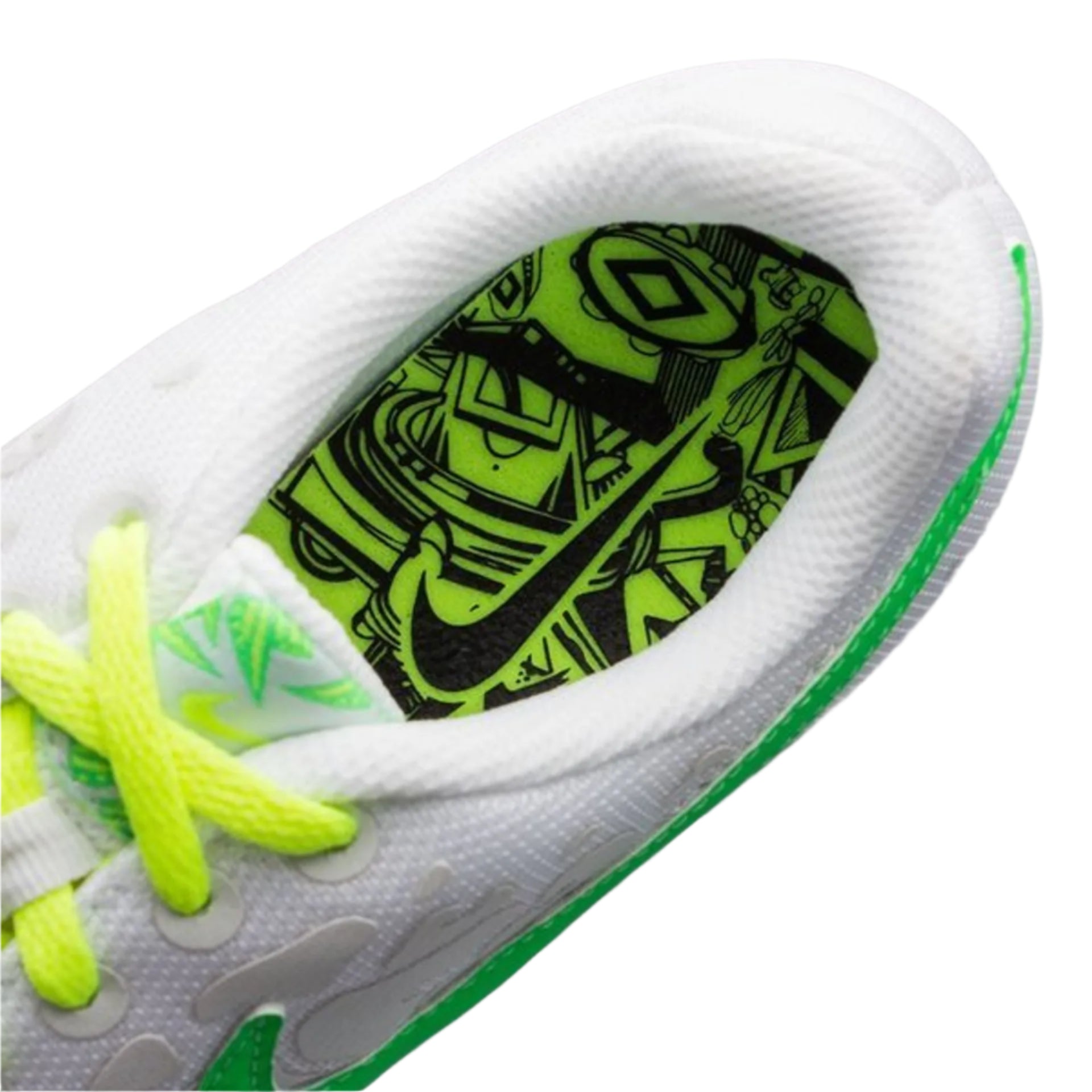 Nike JR Elastico II Indoor Soccer Shoes - Pure Platinum/Pison Green/Volt - Best Buy Soccer