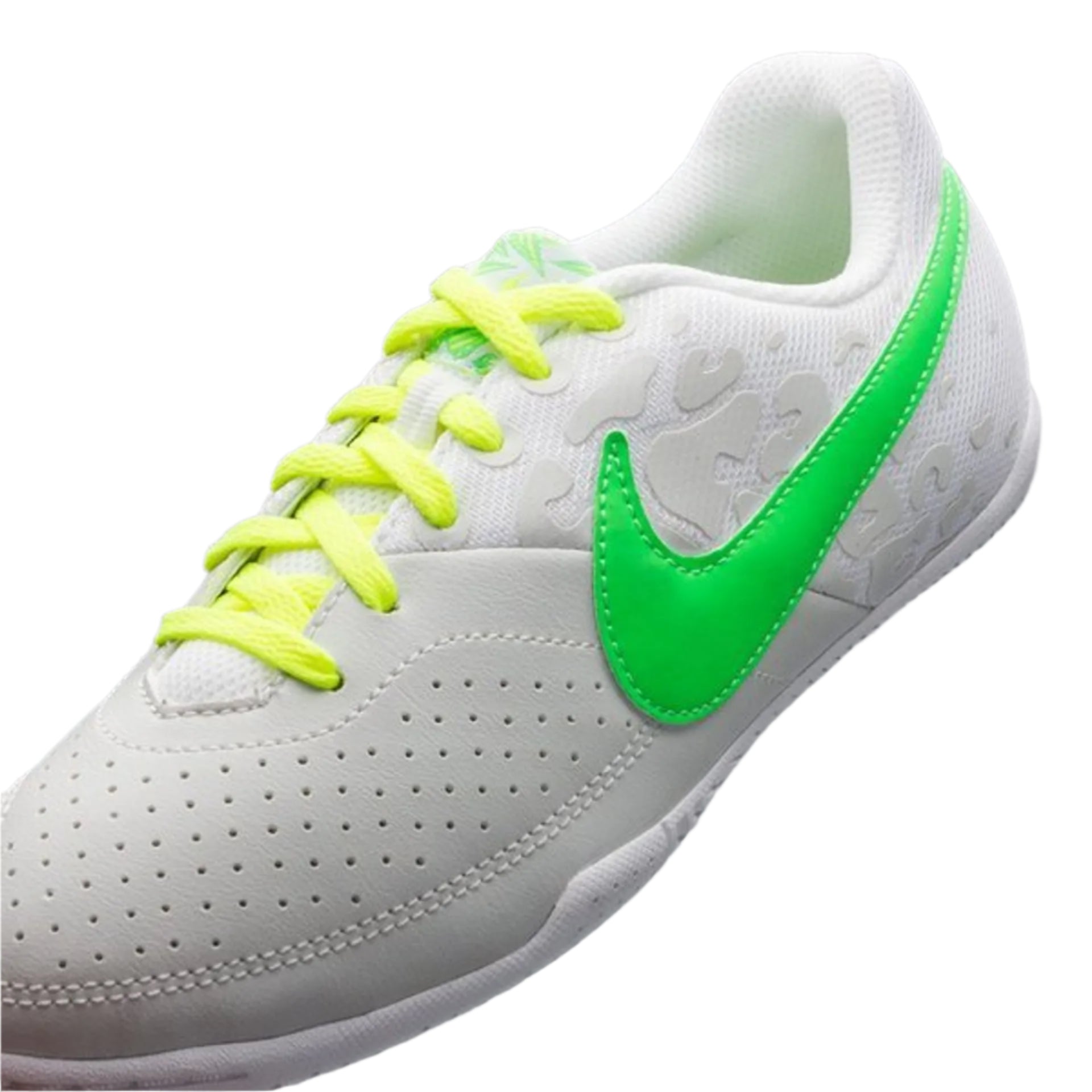 Nike JR Elastico II Indoor Soccer Shoes - Pure Platinum/Pison Green/Volt - Best Buy Soccer