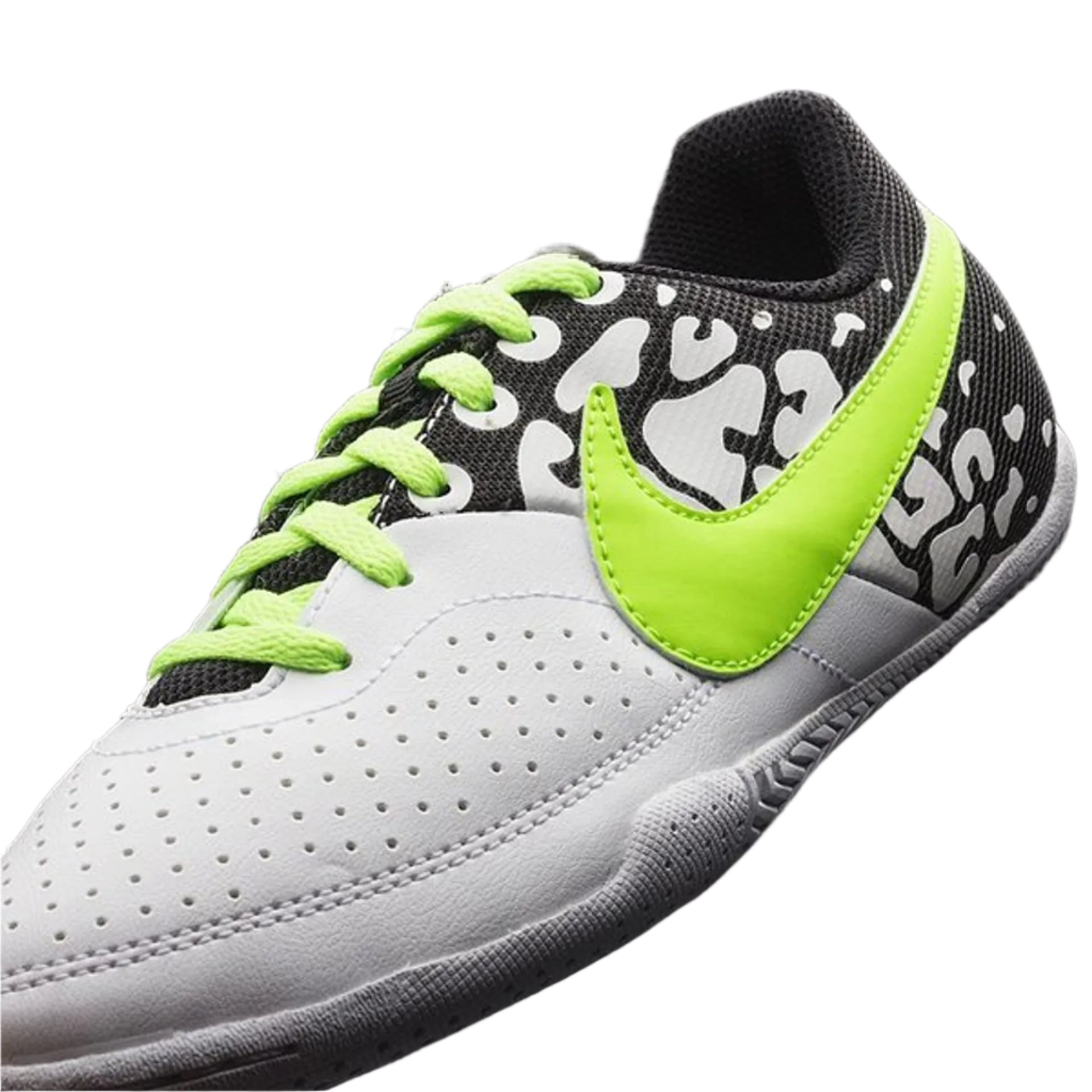 Nike JR Elastico II Indoor Soccer Shoes - White/Flash Lime/Black - Best Buy Soccer