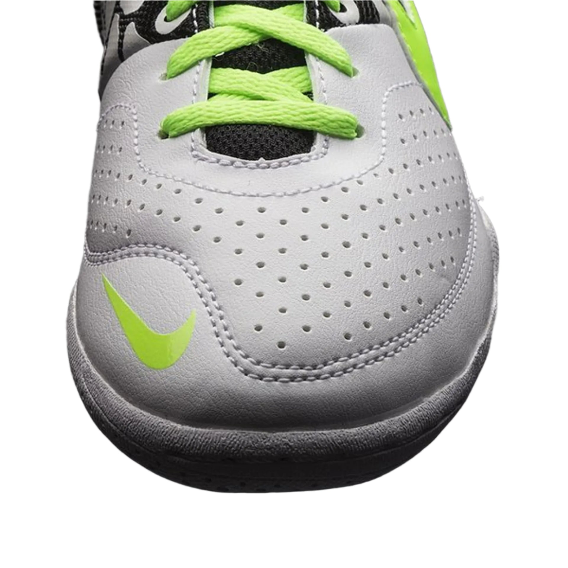 Nike JR Elastico II Indoor Soccer Shoes - White/Flash Lime/Black - Best Buy Soccer