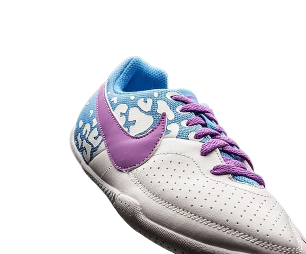 Nike JR Elastico II Indoor Soccer Shoes - White/Laser Purple/Blue Hero - Best Buy Soccer