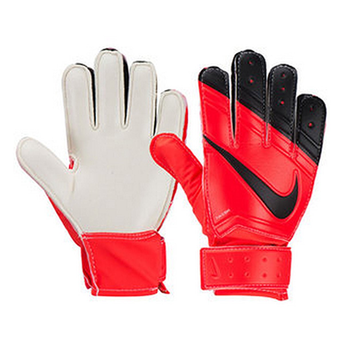 Nike JR Grip Goalkeeper Gloves Crimson/White - Best Buy Soccer