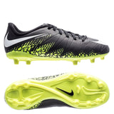 Nike JR Hypervenom Phelon II FG Soccer Cleats - Black/White/Volt - Best Buy Soccer
