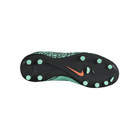 Nike JR Hypervenom Phelon II FG Soccer Cleats - Green Glow/Hyper Orange/Metallic Silver - Best Buy Soccer