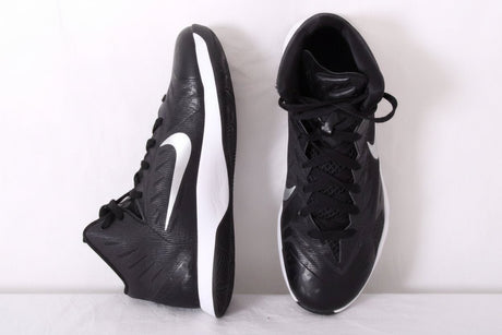 Nike JR Lunar HyperQuickness Youth Basketball Shoes - Black/White - Best Buy Soccer