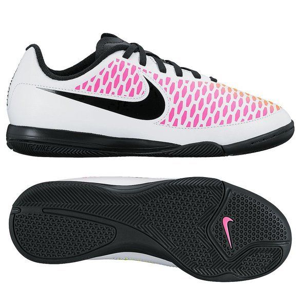 Nike JR Magista Onda IC Indoor Soccer Shoes - White/Black/Pink Blast - Best Buy Soccer