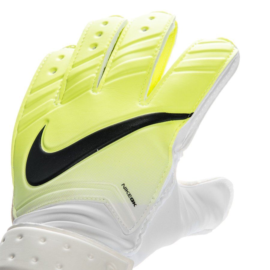 Nike Jr Match Goalkeeper Gloves White/Volt - Best Buy Soccer