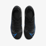 Nike JR Mercurial Superfly 8 Academy Firm Ground Soccer Cleats - Black/Iron Grey - Best Buy Soccer
