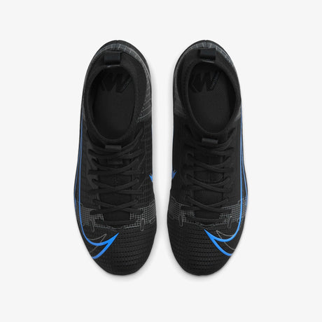 Nike JR Mercurial Superfly 8 Academy Firm Ground Soccer Cleats - Black/Iron Grey - Best Buy Soccer