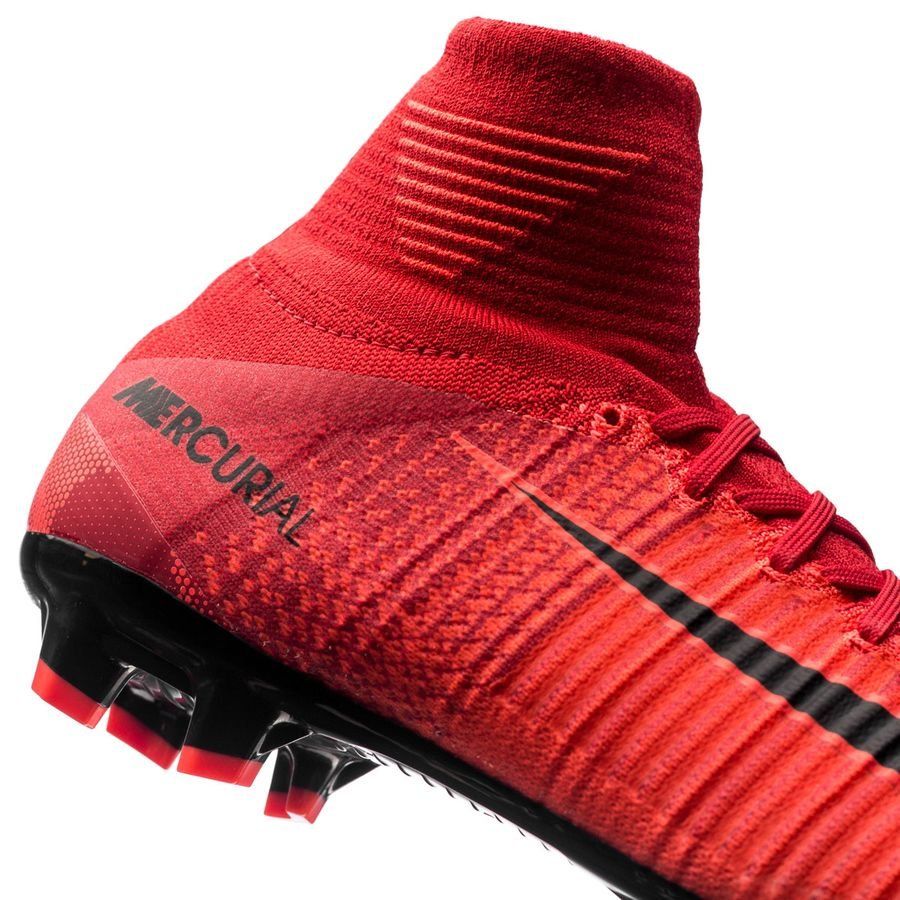 Nike JR Mercurial Superfly V FG Fire Firm Ground Soccer Cleats - Red/Black/Crimson - Best Buy Soccer