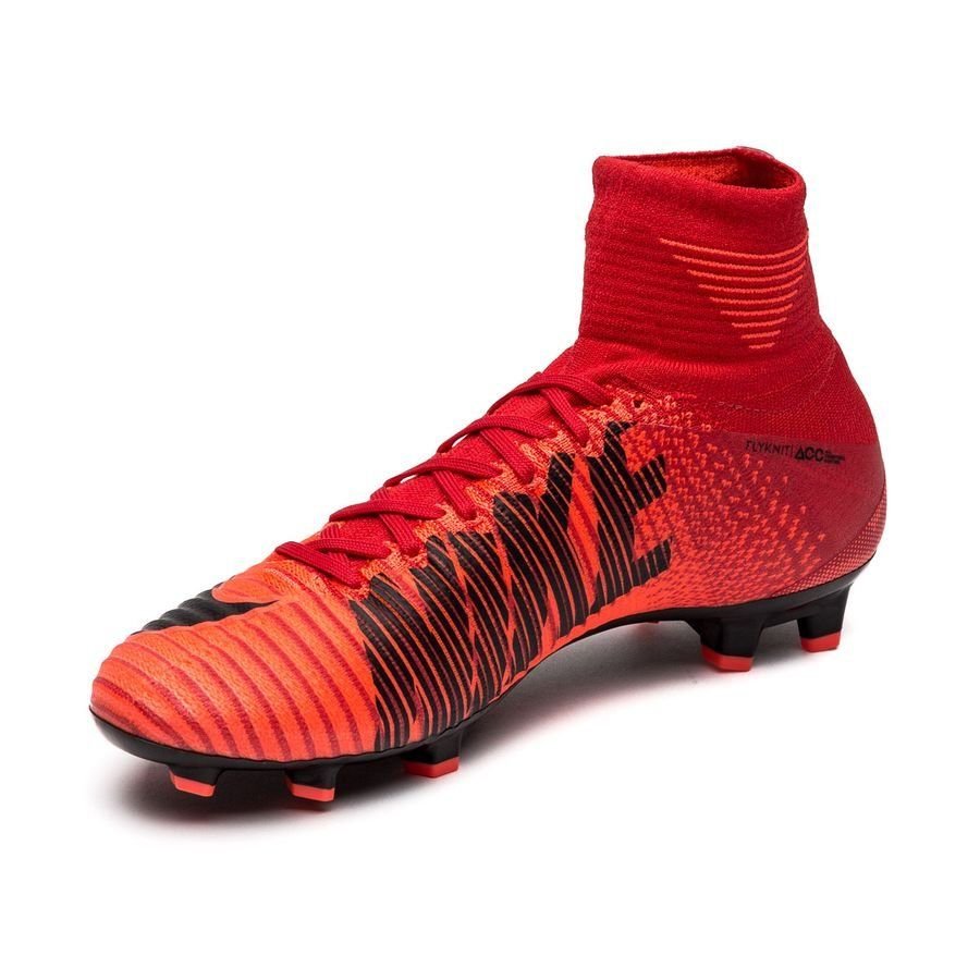 Nike JR Mercurial Superfly V FG Fire Firm Ground Soccer Cleats - Red/Black/Crimson - Best Buy Soccer