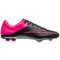 Nike JR Mercurial Vapor X FG Firm Ground Soccer Cleats - Black/Hyper Pink
