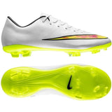 Nike JR Mercurial Vapor X FG Firm Ground Soccer Cleats - White/Volt/Hyper Pink/Black - Best Buy Soccer