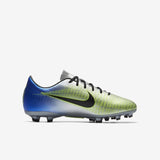 Nike JR Mercurial Victory VI FG Soccer Cleats - Racer Blue/Chrome/Volt/Black - Best Buy Soccer