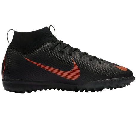Nike Jr. MercurialX Superfly VI Academy Turf Soccer Boots Black/Orange/White - Best Buy Soccer