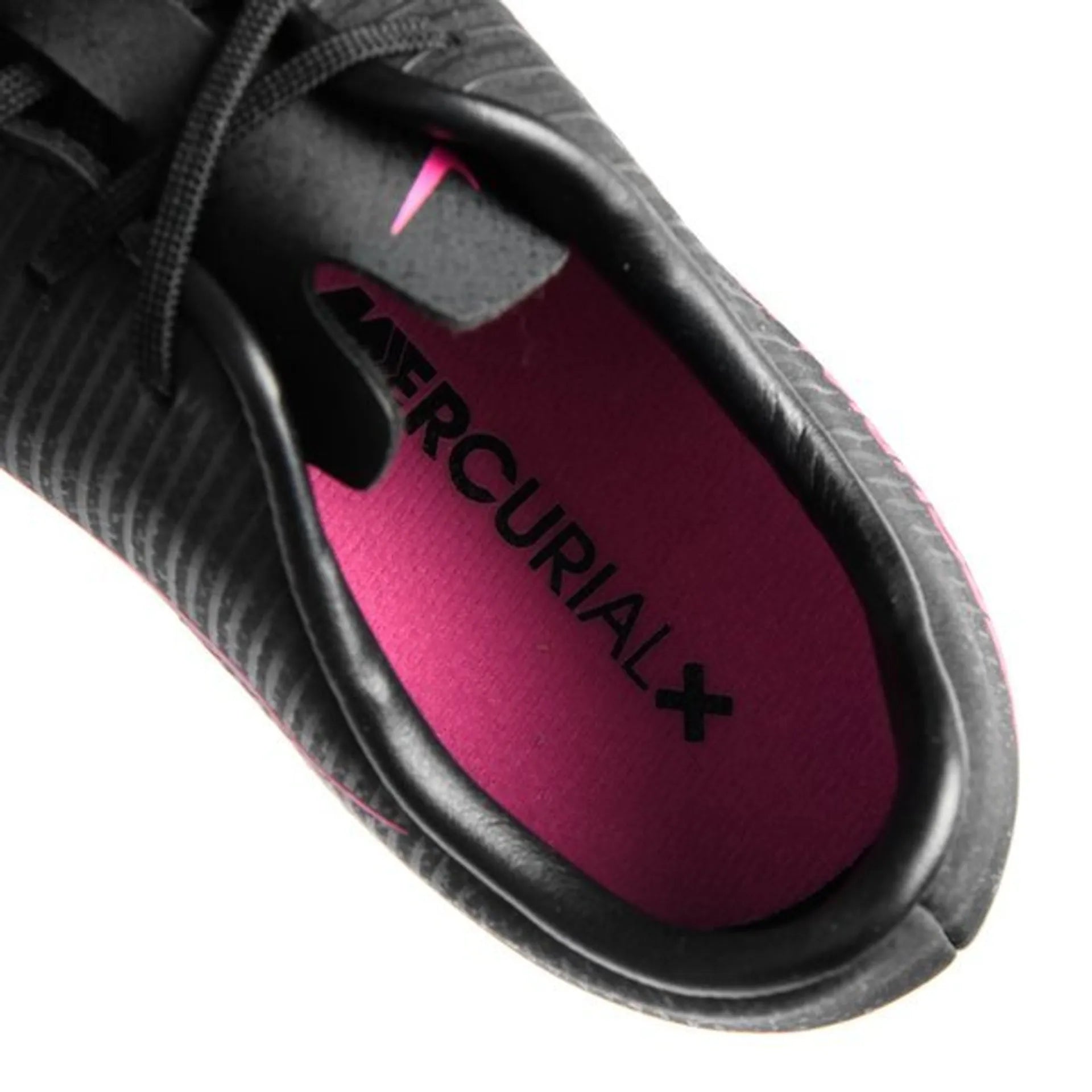 Nike Jr MercurialX Vapor XI IC Indoor Soccer Shoes - Black/Pink Blast - Best Buy Soccer