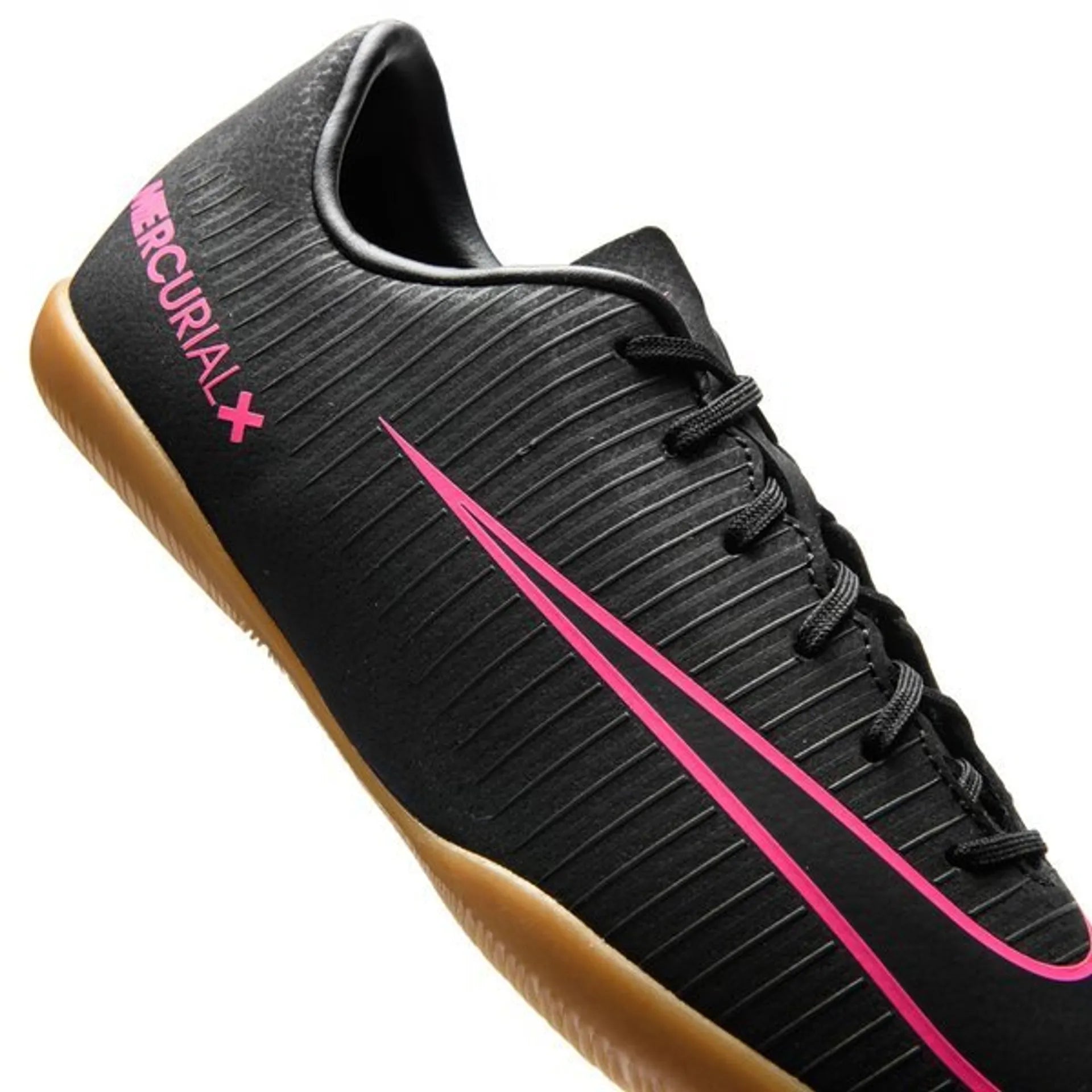 Nike Jr MercurialX Vapor XI IC Indoor Soccer Shoes - Black/Pink Blast - Best Buy Soccer