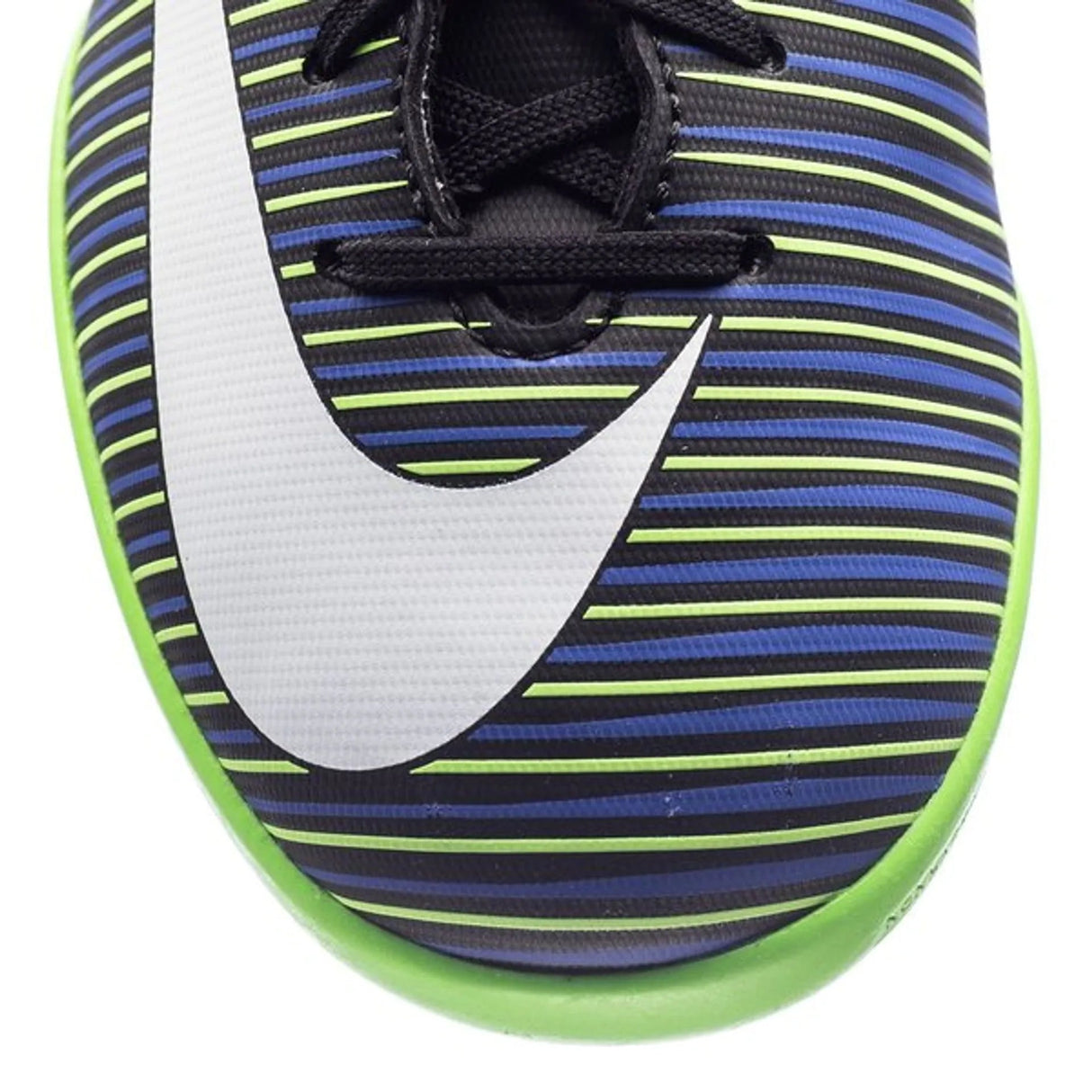 Nike Jr MercurialX Vapor XI IC Indoor Soccer Shoes - Black/White/Electric Green - Best Buy Soccer