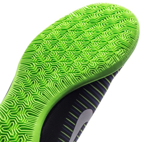 Nike Jr MercurialX Vapor XI IC Indoor Soccer Shoes - Black/White/Electric Green - Best Buy Soccer