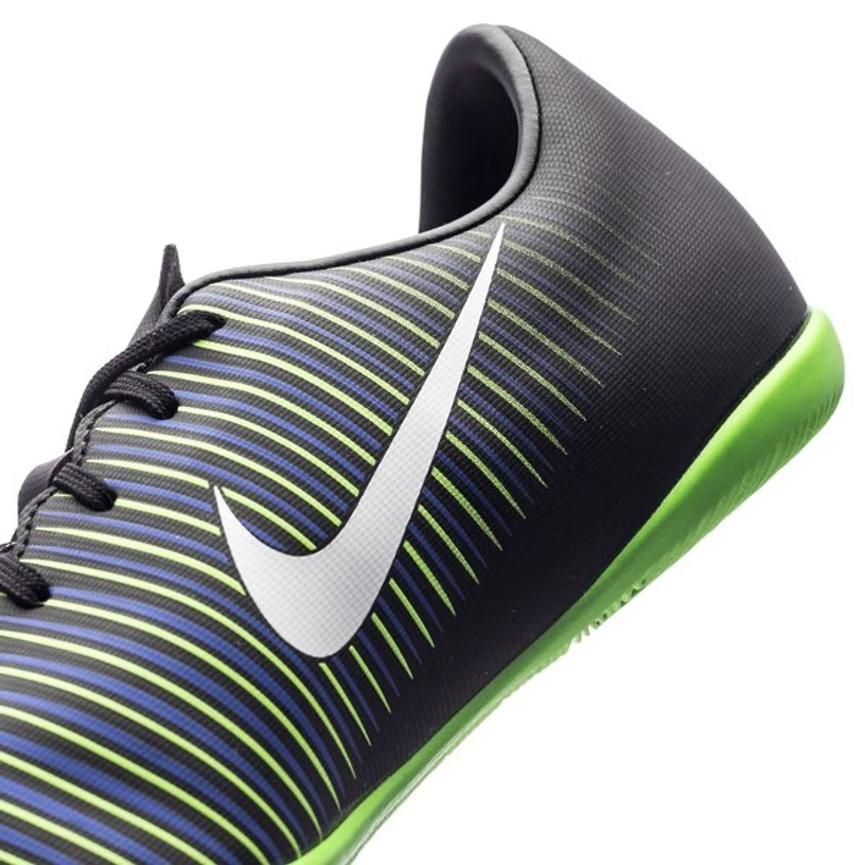 Nike Jr MercurialX Vapor XI IC Indoor Soccer Shoes - Black/White/Electric Green - Best Buy Soccer