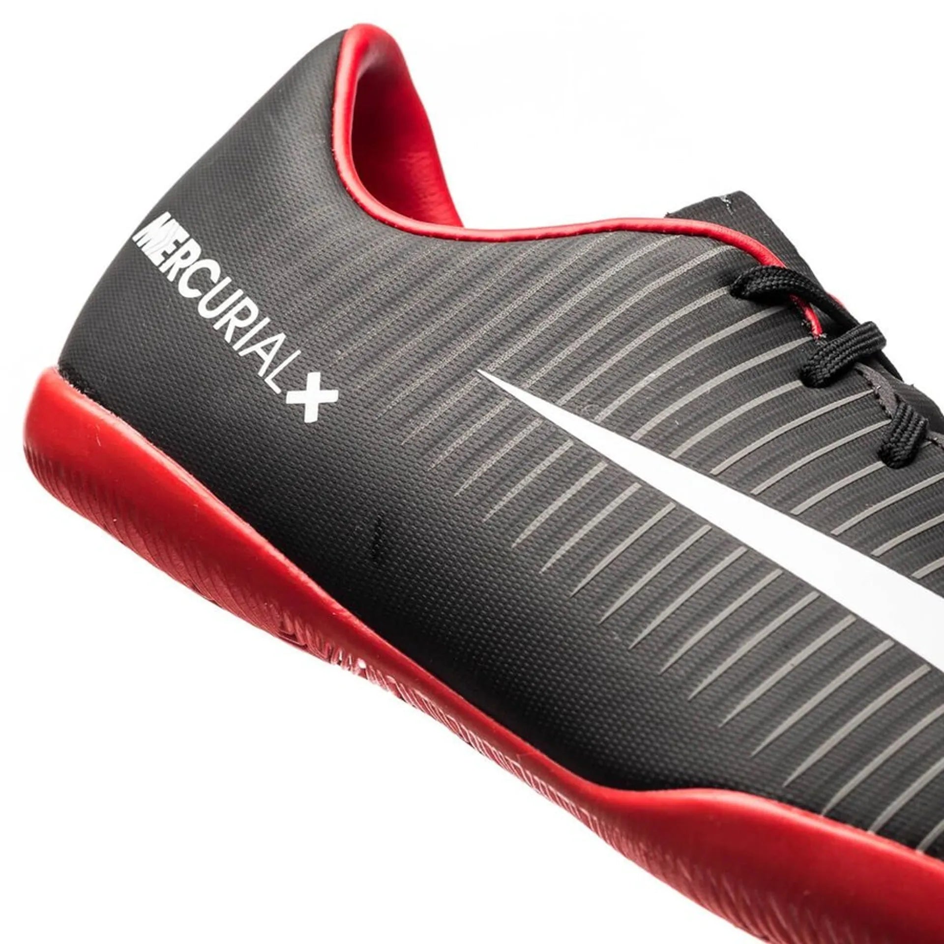 Nike Jr MercurialX Vapor XI IC Indoor Soccer Shoes - Black/White/Grey/Red - Best Buy Soccer