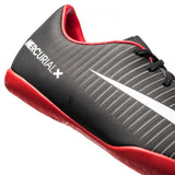Nike Jr MercurialX Vapor XI IC Indoor Soccer Shoes - Black/White/Grey/Red - Best Buy Soccer