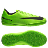 Nike Jr MercurialX Vapor XI IC Indoor Soccer Shoes - Electric Green/Black/White - Best Buy Soccer