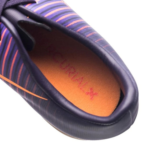 Nike Jr MercurialX Vapor XI IC Indoor Soccer Shoes - Purple/Orange/Grape - Best Buy Soccer