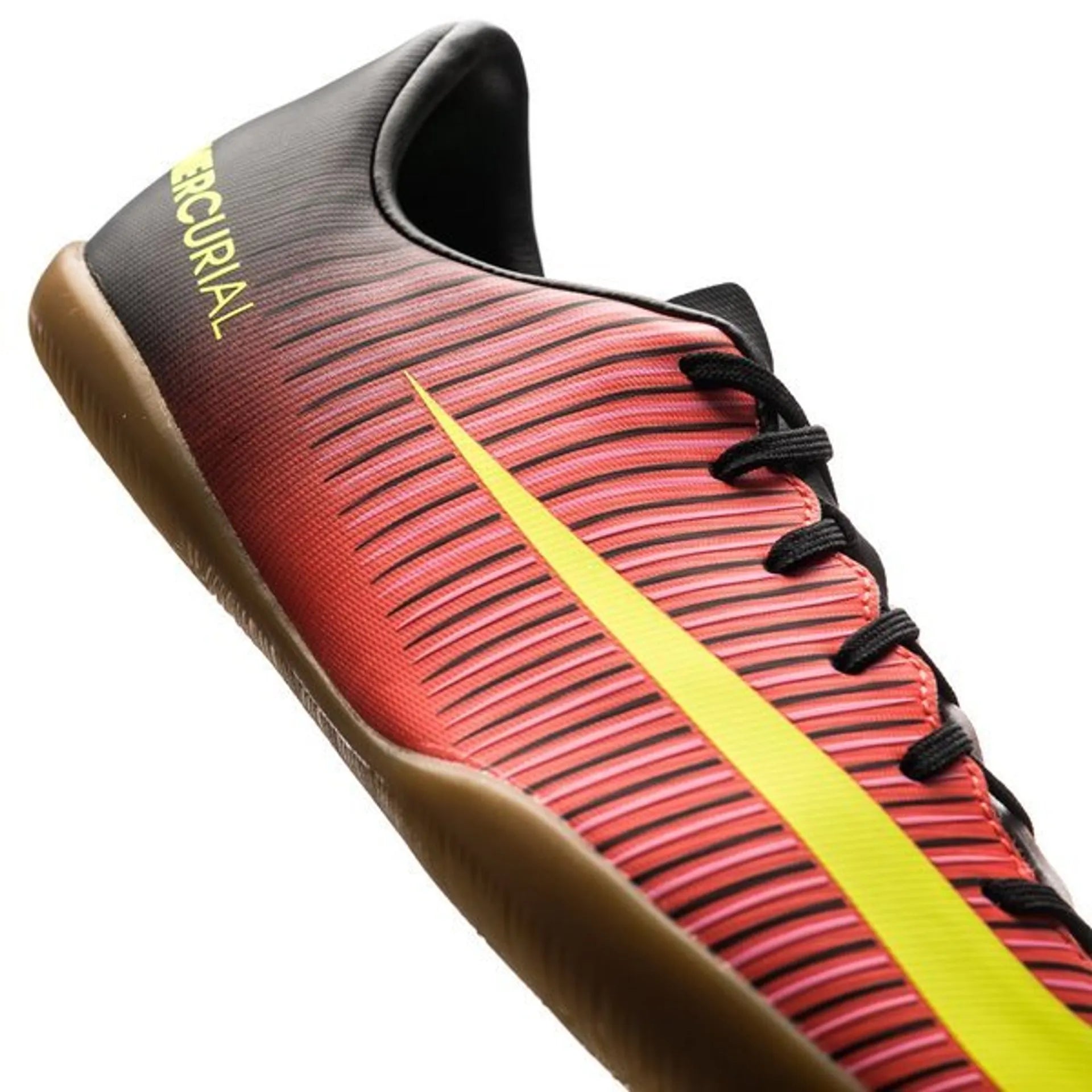Nike Jr MercurialX Vapor XI IC Indoor Soccer Shoes - Total Crimson/Black/Volt - Best Buy Soccer