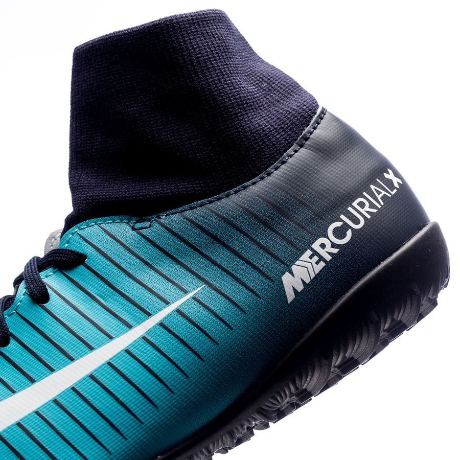Nike Jr Mercurialx Victory VI DF Kid's TF Turt Soccer Cleats - Ice-Obsidian/White/Gamma Blue - Best Buy Soccer